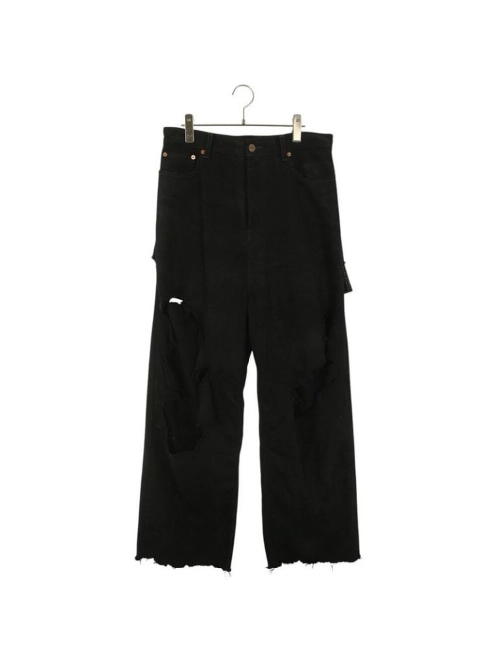 Balenciaga tjw 58 Destroy Baggy Denim Pants